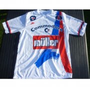 1991-92 PSG Retro Away White Soccer Jersey Shirt