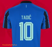 2021-22 Ajax Away Soccer Jersey Shirt with Tadić 10 printing