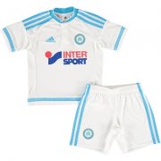 Kids Olympique de Marseille 2015-16 Home Soccer Shirt With Shorts