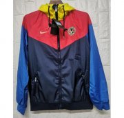2020-21 Club America Navy Red Hoodie Windbreaker Jacket
