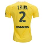 PSG 2017-18 T Silva #2 Away Soccer Jersey