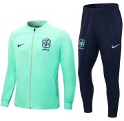 2022 FIFA World Cup Brazil Light Green Training Jacket with Pants