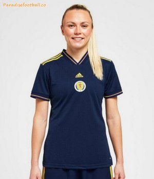 2022 Scotland Women Home Soccer Jersey Shirt