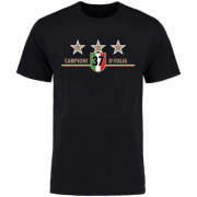 Juventus Champions 37 Black T-Shirt