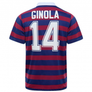 1995-96 Newcastle Retro Away Soccer Jersey Shirt GINOLA #14