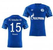 2019-20 Schalke 04 Home Soccer Jersey Shirt Ahmed Kutucu #15