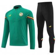 2022 FIFA World Cup Senegal Green Training Kits Sweatshirt with Pants