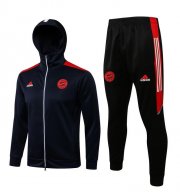 2021-22 Bayern Munich Borland Red Tracksuits Training Hoodie Jacket Kits with Pants