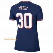 Women 2021-22 Maillot PSG Domicile Cup Home Soccer Jersey Shirt Messi #30 printing