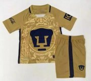 Kids UNAM 2016-17 Home Soccer Shirt With Shorts