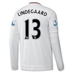2015-16 Manchester United LINDEGAARD 13 LS Away Soccer Jersey