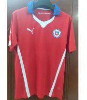 2014 Chile Retro Home Soccer Jersey Shirt