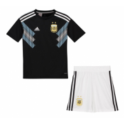 Kids Argentina 2018 world cup Away Soccer Shirt With Shorts