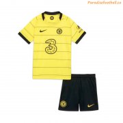 Kids 2021-22 Chelsea Away Soccer Kits Shirt with Shorts