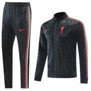 2021-22 Liverpool Grey Special Training Kits Jacket with Pants