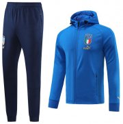 2022-23 Italy Blue Training Kits Hoodie Jacket with Pants