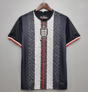 2020-21 England Exposure Edition Black White Soccer Jersey Shirt