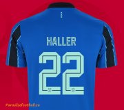2021-22 Ajax Away Soccer Jersey Shirt with Haller 22 printing