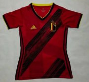 Women 2020 EURO Belgium Home Soccer Jersey Shirt