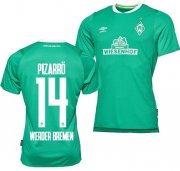 2019-20 Werder Bremen Home Soccer Jersey Shirt Claudio Pizarro #14