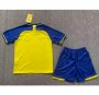 Kids Al-Nassr FC 2022-23 Home Soccer Kits Shirt With Shorts