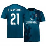 2017-18 Real Madrid #21 Borja Mayoral Third Soccer Jersey
