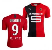 2019-20 Stade Rennais Home Soccer Jersey Shirt Theoson Siebatcheu #9