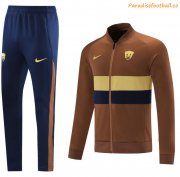 2021-22 UNAM Brown Training Kits Jacket with Pants