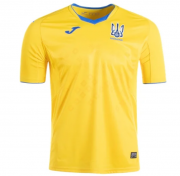 2020-2021 Euro Ukraine Home Soccer Jersey Shirt