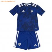 Kids Leeds United FC 2021-22 Away Soccer Kits Shirt With Shorts