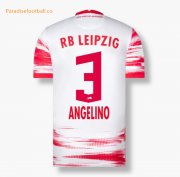 2021-22 RB Leipzig Home Soccer Jersey Shirt ANGELINO 3 printing