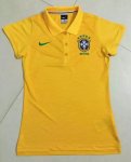 2016-17 Brazil Yellow Women's Polo Shirt