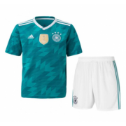 Kids Germany 2018 World Cup Away Soccer Shirt With Shorts