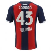 2020-21 Bologna Home Soccer Jersey Shirt FARAGO 43