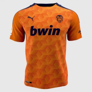 2020-21 Valencia Away Orange Soccer Jersey Shirt