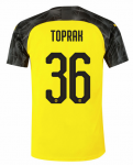 2019-20 Borussia Dortmund Cup Home Soccer Jersey Shirt Toprak 36