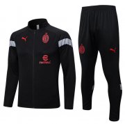 2022-23 AC Milan Black Training Kits Jacket with Pants