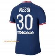 Player Version 2021-22 Maillot PSG Domicile Home Soccer Jersey Shirt Messi #30 printing