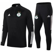 2020 Algeria Black Training Kits Sweatshirt with Pants