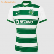 2021-22 Sporting Clube de Portugal Home Soccer Jersey Shirt