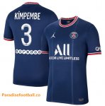 2021-22 Maillot PSG Domicile Soccer Jersey Shirt Kimpembe 3
