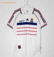 1998 France Retro Away Final Match Soccer Jersey Shirt