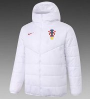 2022 FIFA World Cup Croatia White Cotton Jacket
