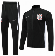 2019-20 Corinthians Black Jacket Tracksuits With Pants