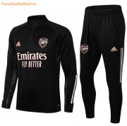 2021-22 Arsenal Black Training Kits Sweatshirt with Pants