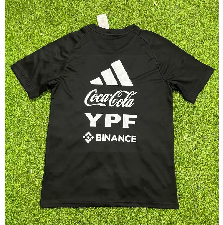 2022 FIFA World Cup Argentina Three Stars Black Training Shirt - Click Image to Close