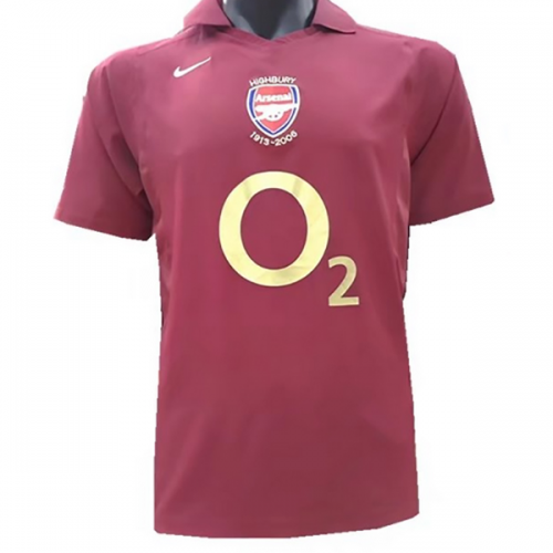 05-06 Arsenal Retro Home Soccer Jersey Shirt