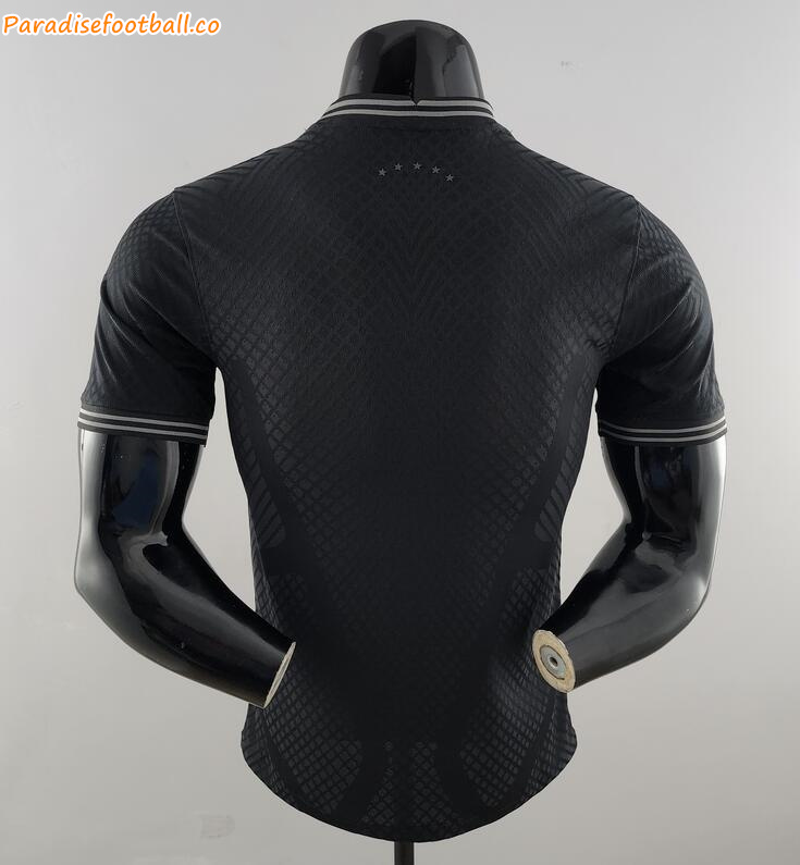 2022 Brazil All Black Special Soccer Jersey Shirt Player Version - Click Image to Close