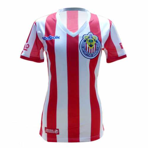 07-08 Chivas Deportivo Guadalajara Home Retro Women's Commemorative Jersey Shirt