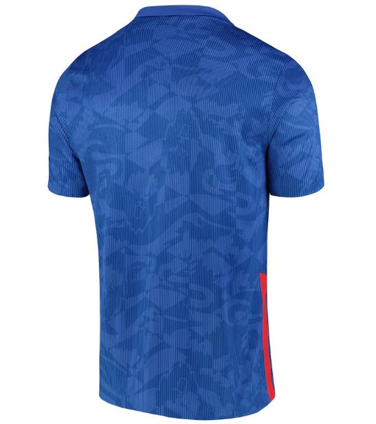 2020 EURO England Away Blue Soccer Jersey Shirt - Click Image to Close